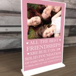 Funny Friendship Gift Personalised Photo Plaque Best Friend Gift