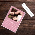 Funny Friendship Gift Personalised Photo Plaque Best Friend Gift