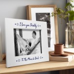 Daddy Gift Photo Frame Daddy Birthday Gift Fathers Day Gift