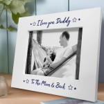 Daddy Gift Photo Frame Daddy Birthday Gift Fathers Day Gift