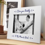 Daddy Gift Photo Frame Daddy Birthday Gift Fathers Day Gift