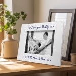 Daddy Gift Photo Frame Daddy Birthday Gift Fathers Day Gift