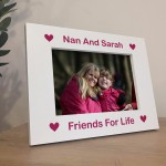 Nan Personalised 7x5 White Frame Gift For Nan Birthday Nan Gifts