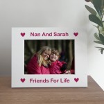 Nan Personalised 7x5 White Frame Gift For Nan Birthday Nan Gifts