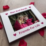 Nan Personalised 7x5 White Frame Gift For Nan Birthday Nan Gifts