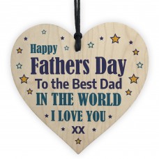 Fathers Day Gifts For Dad Wooden Heart Dad Gift From Daughter