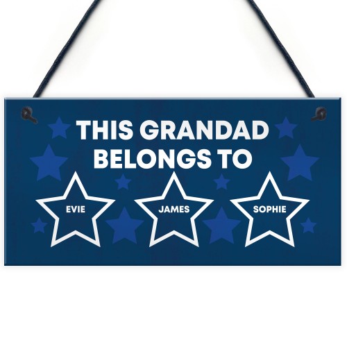 Fathers Day Gifts Gift For Him Sign Grandad Gift From Grandchild