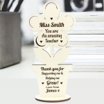 Teacher Gift TA School Nursery Gift From Student Thank You Gift