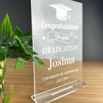 Personalised Congratulations On Your GRADUATION Gift Plaque