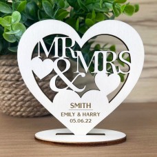 Wedding Sign Engraved Plaque Personalised Congratulations