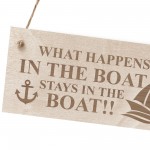 Funny Boat Sign Engraved Sign Nautical Sign Hanging Wall Door