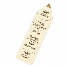 Teacher Appreciation Gifts Personalised Bookmark Teacher Gift