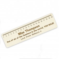 Personalised Wooden Teacher Bookmark Gift Leaving School Nursery
