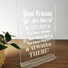 Best Friend Plaque Gift For Birthday Christmas Friendship Sign