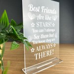 Best Friend Plaque Gift For Birthday Christmas Friendship Sign