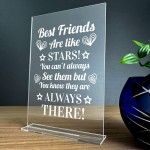 Best Friend Plaque Gift For Birthday Christmas Friendship Sign
