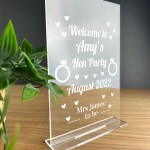 Hen Party Decoration Personalised Hen Party Gift For Friend