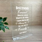 Personalised Best Friends Cute Love Friendship Gift For Her Best