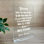 Personalised Friendship Sign Gift For Friend Birthday Christmas