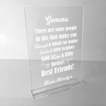 Personalised Friendship Sign Gift For Friend Birthday Christmas