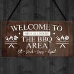 The BBQ Area Hanging Outdoor Garden Barbecue Gift Barbecuing Pit