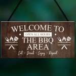The BBQ Area Hanging Outdoor Garden Barbecue Gift Barbecuing Pit