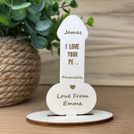 Funny Rude Boyfriend Gift Husband Gift Engraved Sign Anniversary