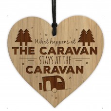 Caravan Sign Novelty Hanging Plaque Engraved Sign Caravan Decor