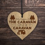 Caravan Sign Novelty Hanging Plaque Engraved Sign Caravan Decor