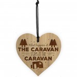 Caravan Sign Novelty Hanging Plaque Engraved Sign Caravan Decor