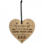 Dad Gift From Daughter Son Engraved Heart Fathers Day Birthday