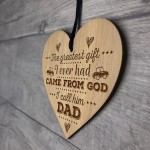Dad Gift From Daughter Son Engraved Heart Fathers Day Birthday