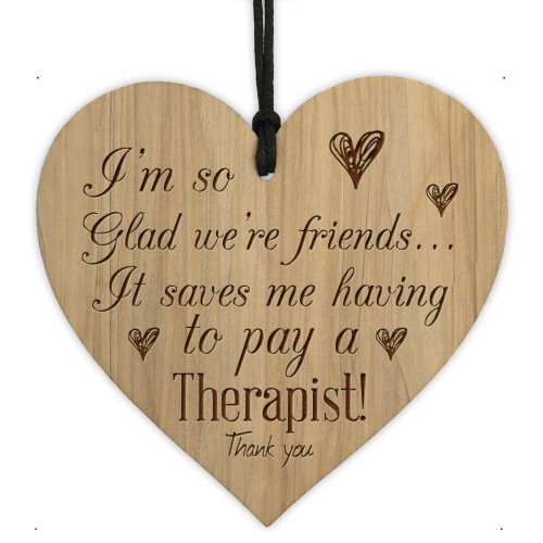 Funny Friendship Gifts For Women Best Friend Gift Engraved Wood 