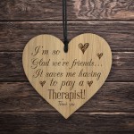 Funny Friendship Gifts For Women Best Friend Gift Engraved Wood 