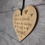 Funny Friendship Gifts For Women Best Friend Gift Engraved Wood 