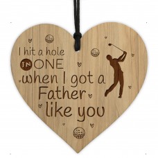 Funny Dad Golfer Gifts Birthday Gift For Dad Engraved Heart