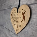 Funny Dad Golfer Gifts Birthday Gift For Dad Engraved Heart