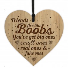 Best Friend Plaque Engraved Wood Heart Gift For Her Thank You