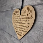 Dad Thank You Gifts From Daughter Son Engraved Wood Heart