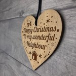 Neighbour Christmas Gift Engraved Bauble Decoration Gifts