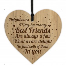 Gift For Neighbour Best Friend Gift Engraved Heart New Home Gift