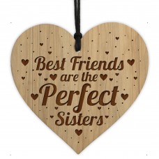 Best Friend Engraved Friendship Plaque Wooden Heart Birthday