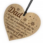 Christmas Memorial Bauble Gift For Dad Engraved Decoration