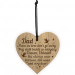 Dad Memorial Engraved Hanging Plaque In Loving Memory Sign