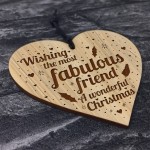 Friendship Christmas Gift Wooden Engraved Best Friend Plaque