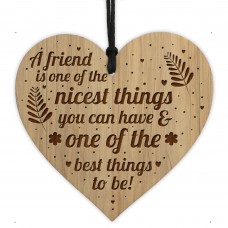 Engraved Heart Gift For Friend Novelty Birthday Christmas Gift