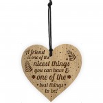 Engraved Heart Gift For Friend Novelty Birthday Christmas Gift