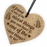 Engraved Heart Gift For Friend Novelty Birthday Christmas Gift
