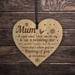 Memorial Christmas Tree Decoration For Mum Engraved Bauble