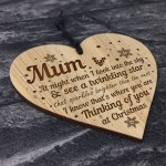 Memorial Christmas Tree Decoration For Mum Engraved Bauble